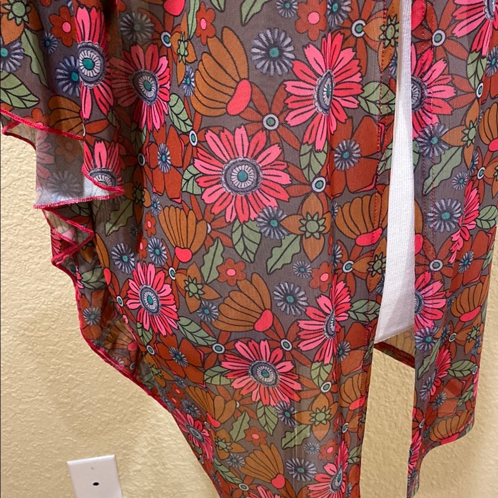 Floral Kimono Cardigan - Picture 4 of 6